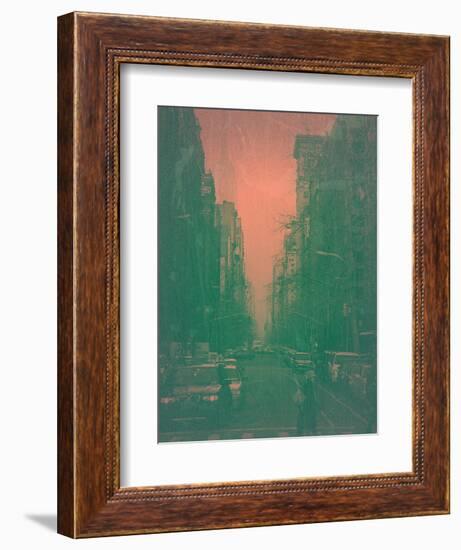 5Th Ave-NaxArt-Framed Premium Giclee Print