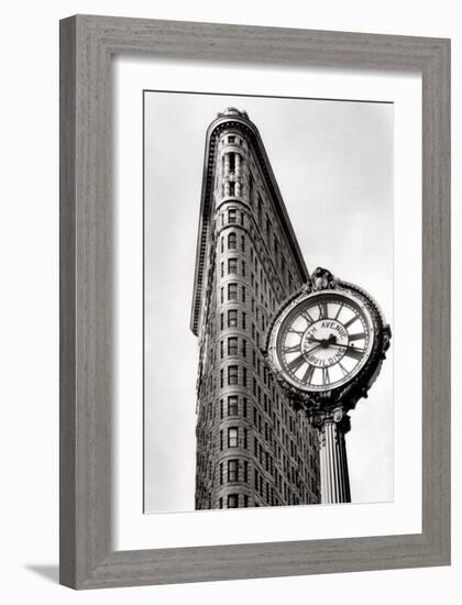 5th Avenue Clock-Igor Maloratsky-Framed Art Print