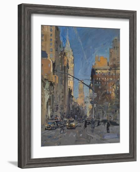 5th Avenue from Madison Square, 2017-Peter Brown-Framed Giclee Print