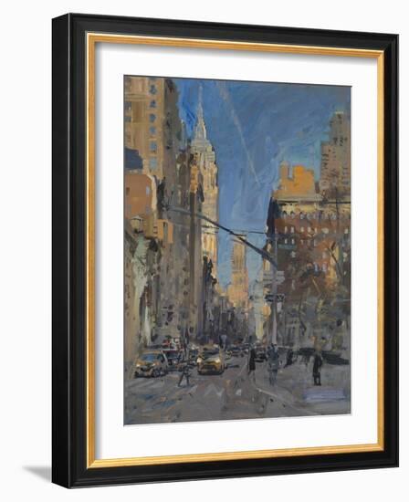 5th Avenue from Madison Square, 2017-Peter Brown-Framed Giclee Print