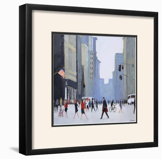 5th Avenue, New York-Jon Barker-Framed Art Print
