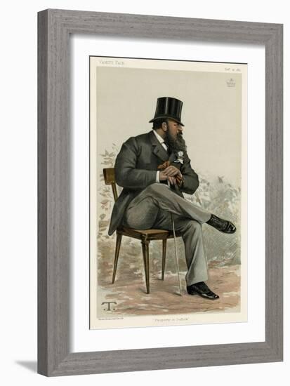 5th Baron Rendlesham-Theobald Chartran-Framed Art Print