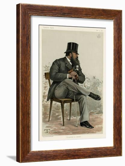 5th Baron Rendlesham-Theobald Chartran-Framed Art Print