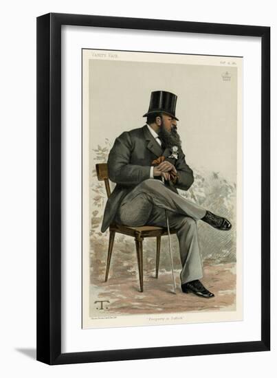 5th Baron Rendlesham-Theobald Chartran-Framed Art Print