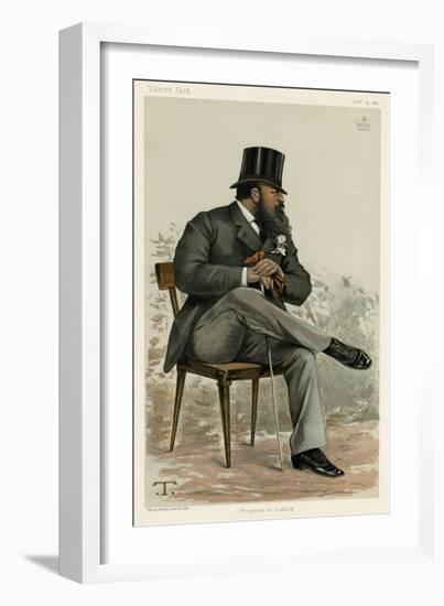 5th Baron Rendlesham-Theobald Chartran-Framed Art Print