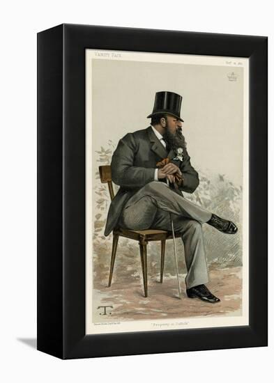 5th Baron Rendlesham-Theobald Chartran-Framed Stretched Canvas