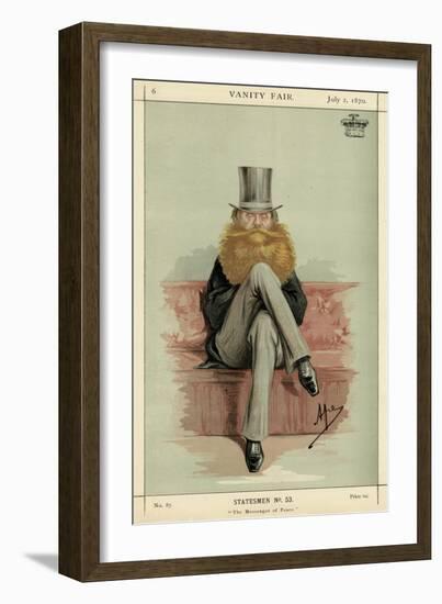 5th Earl Spencer, VF 1870-Carlo Pellegrini-Framed Art Print