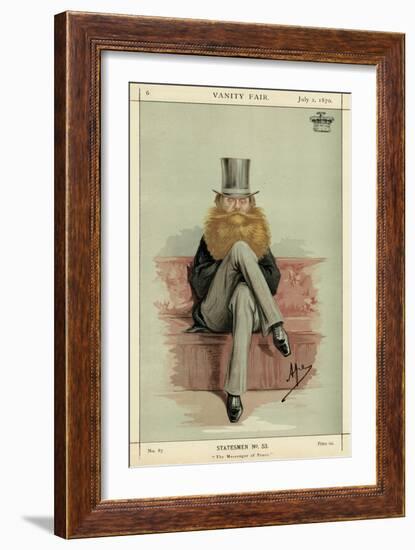 5th Earl Spencer, VF 1870-Carlo Pellegrini-Framed Art Print