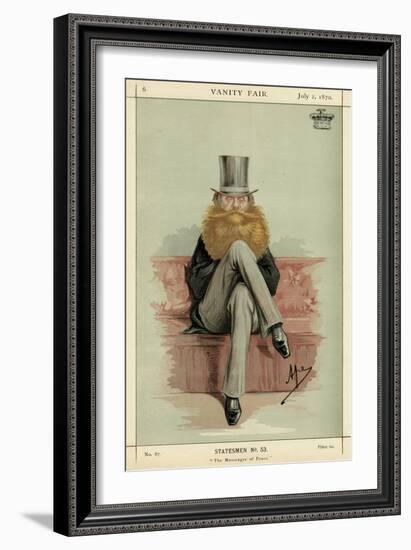 5th Earl Spencer, VF 1870-Carlo Pellegrini-Framed Art Print