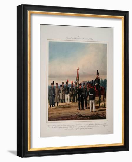 5th Kaluga Infantry Regiment of the Emperor Wilhelm I of Prussia, 1861-Karl Karlovich Piratsky-Framed Giclee Print