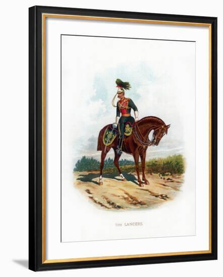 5th Lancers, 1889-null-Framed Giclee Print