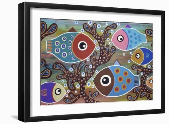 6 Fish-Karla Gerard-Framed Giclee Print