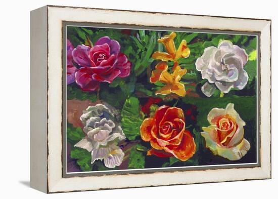 6 Flowers-Howie Green-Framed Premier Image Canvas