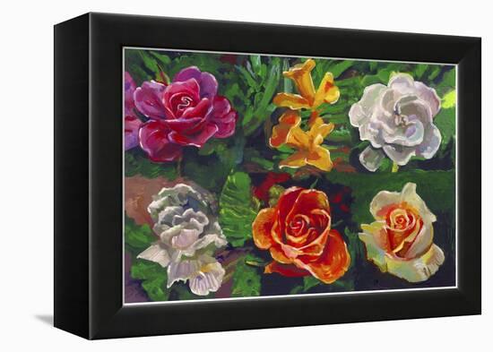 6 Flowers-Howie Green-Framed Premier Image Canvas