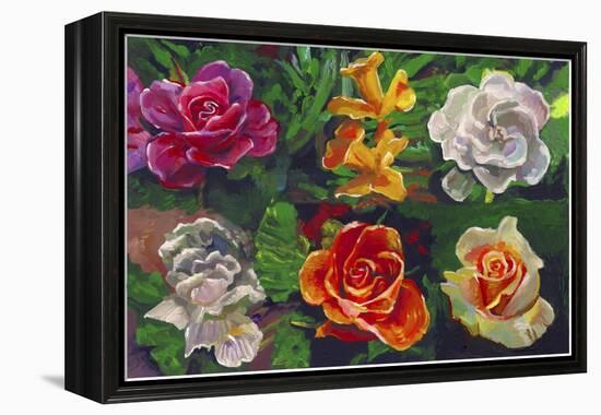 6 Flowers-Howie Green-Framed Premier Image Canvas