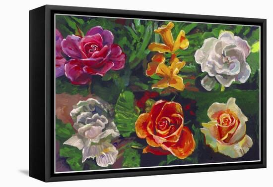 6 Flowers-Howie Green-Framed Premier Image Canvas