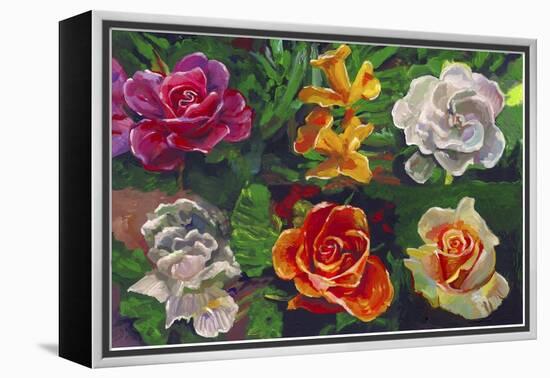 6 Flowers-Howie Green-Framed Premier Image Canvas