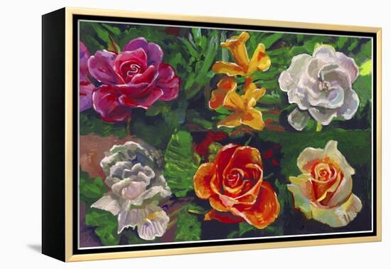 6 Flowers-Howie Green-Framed Premier Image Canvas