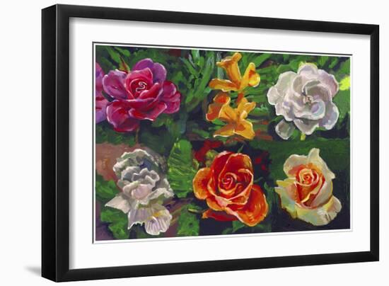 6 Flowers-Howie Green-Framed Giclee Print