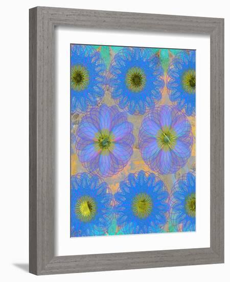 6 of 22 abstract art Circle Color Decor 3 D E-Ricki Mountain-Framed Art Print