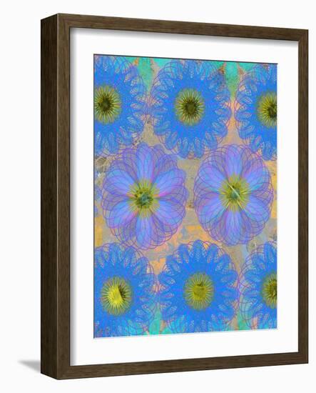 6 of 22 abstract art Circle Color Decor 3 D E-Ricki Mountain-Framed Art Print