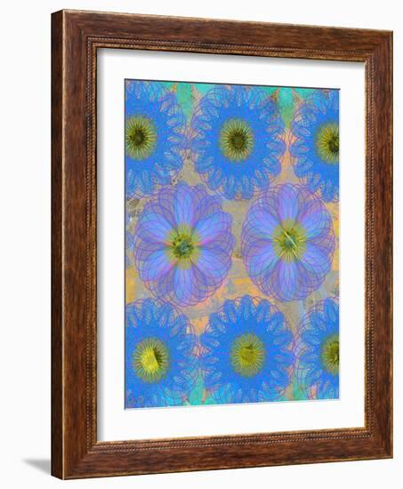 6 of 22 abstract art Circle Color Decor 3 D E-Ricki Mountain-Framed Art Print