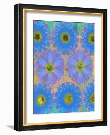 6 of 22 abstract art Circle Color Decor 3 D E-Ricki Mountain-Framed Art Print