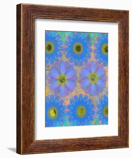 6 of 22 abstract art Circle Color Decor 3 D E-Ricki Mountain-Framed Art Print