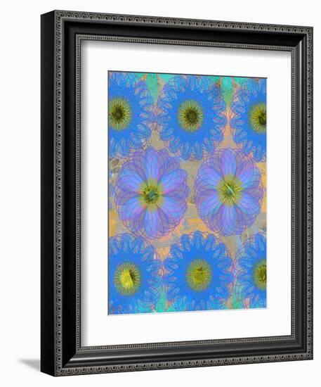 6 of 22 abstract art Circle Color Decor 3 D E-Ricki Mountain-Framed Art Print