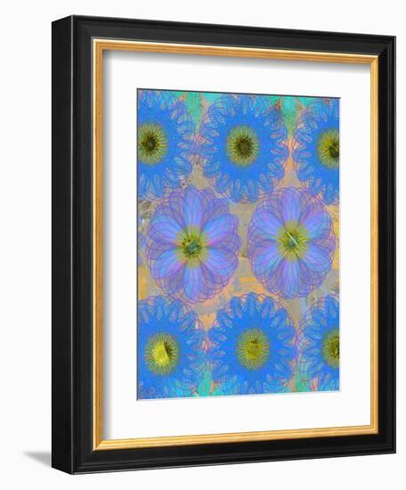 6 of 22 abstract art Circle Color Decor 3 D E-Ricki Mountain-Framed Art Print