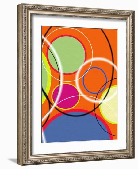 6 of 6 Abstract Art Retro Funk-Ricki Mountain-Framed Art Print