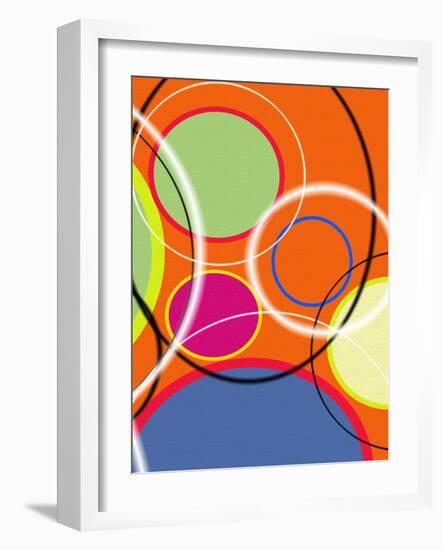 6 of 6 Abstract Art Retro Funk-Ricki Mountain-Framed Art Print