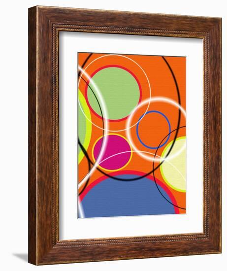 6 of 6 Abstract Art Retro Funk-Ricki Mountain-Framed Art Print