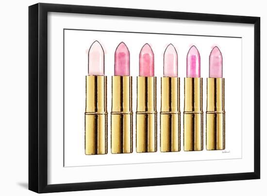 6 Pink Sticks-Amanda Greenwood-Framed Art Print