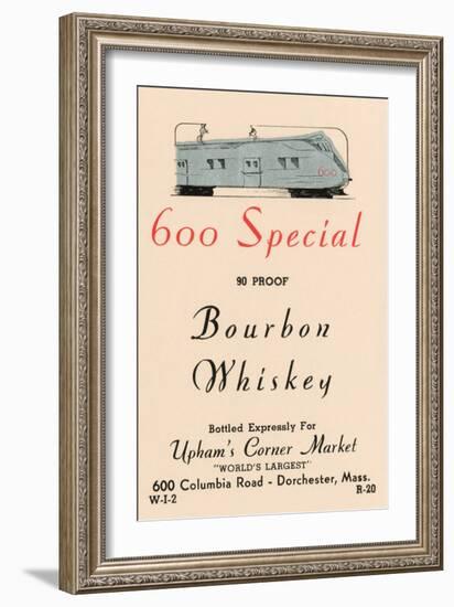 600 Special Bourbon Whiskey-null-Framed Art Print