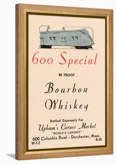 600 Special Bourbon Whiskey-null-Framed Stretched Canvas