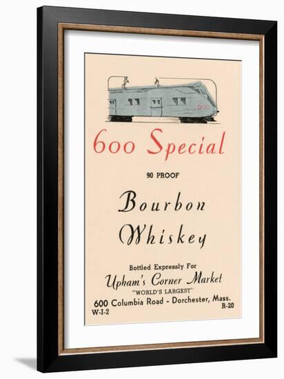 600 Special Bourbon Whiskey-null-Framed Art Print