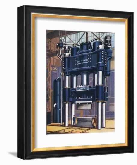 6000-ton forging press, 1938-Unknown-Framed Giclee Print