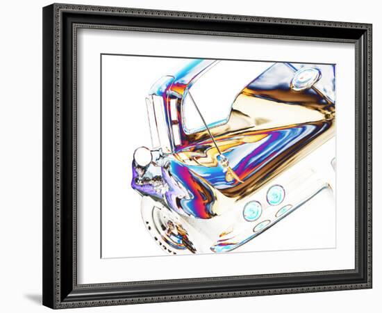 64 Corvette Sting Ray H-Clive Branson-Framed Photo