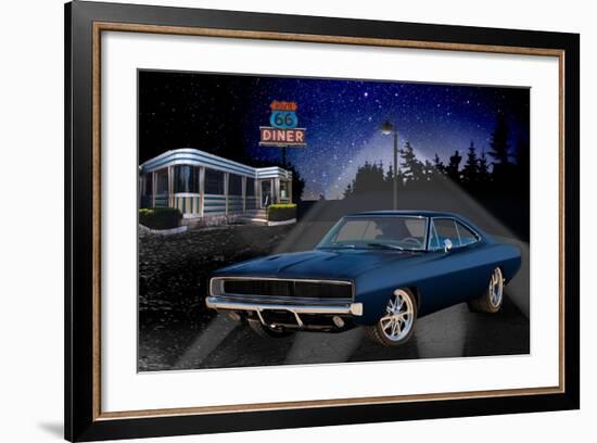 66 Muscle-Helen Flint-Framed Art Print