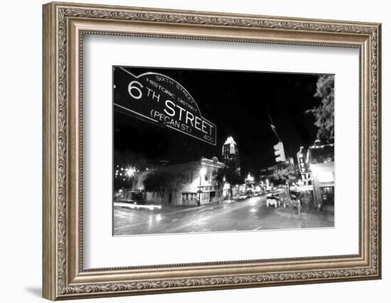 6th Street BW-John Gusky-Framed Photographic Print