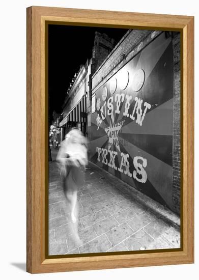 6Th Street Mural Mono-John Gusky-Framed Premier Image Canvas