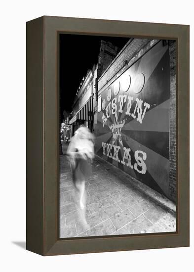 6Th Street Mural Mono-John Gusky-Framed Premier Image Canvas