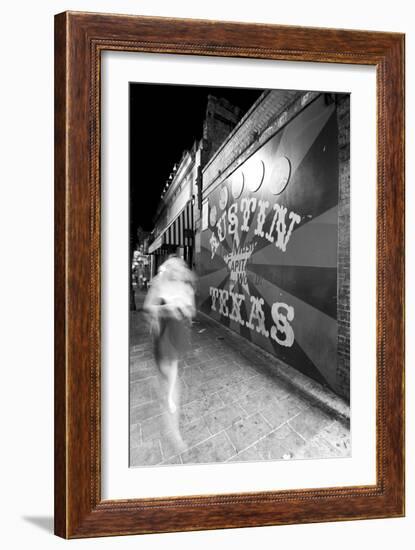 6Th Street Mural Mono-John Gusky-Framed Photographic Print