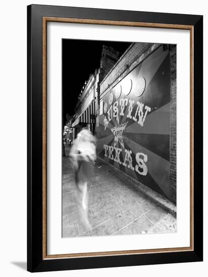 6Th Street Mural Mono-John Gusky-Framed Photographic Print