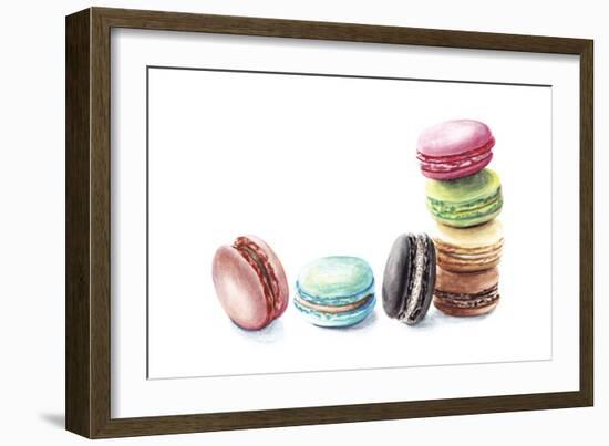 7 Macarons-Redstreake-Framed Premium Giclee Print