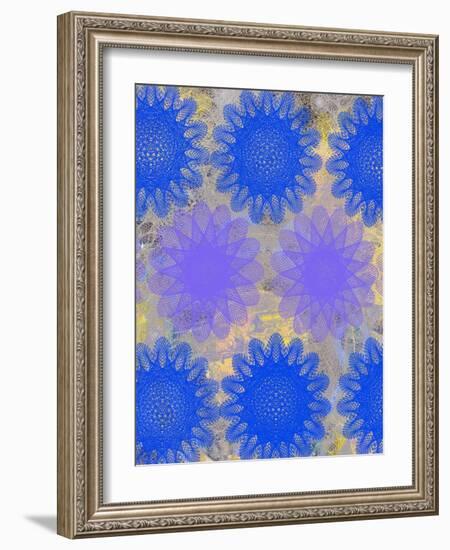 7 of 22 abstract art Circle Color Decor 3 D E-Ricki Mountain-Framed Art Print