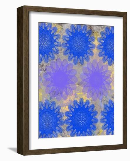 7 of 22 abstract art Circle Color Decor 3 D E-Ricki Mountain-Framed Art Print