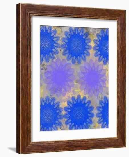 7 of 22 abstract art Circle Color Decor 3 D E-Ricki Mountain-Framed Art Print