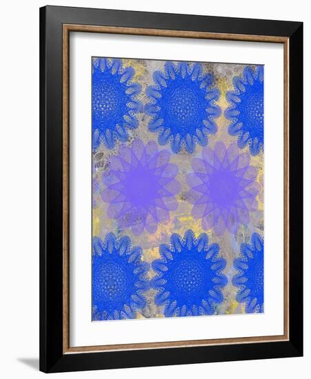 7 of 22 abstract art Circle Color Decor 3 D E-Ricki Mountain-Framed Art Print